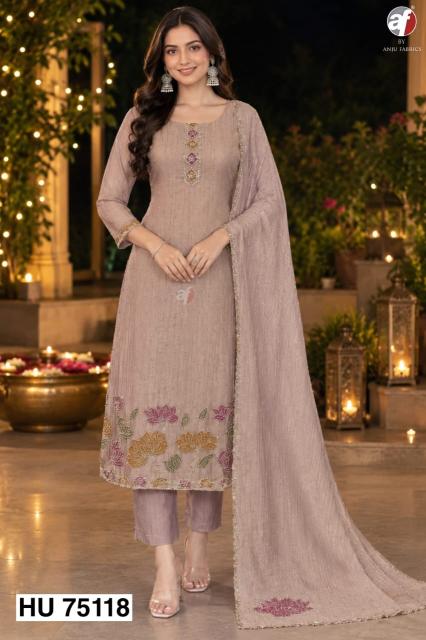 Anju fabrics HU 75118 kurtis wholesale at cheap prices